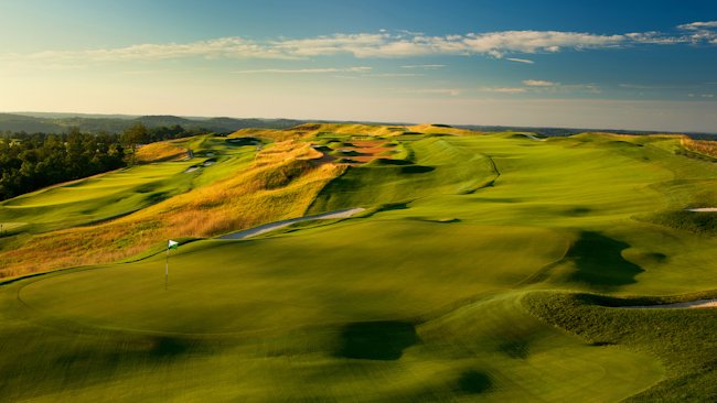 Pete Dye Course Hole 9, Par 4