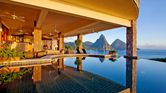 spectacular luxury hotel view