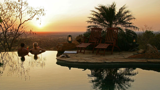 Africa Safari pool with a view