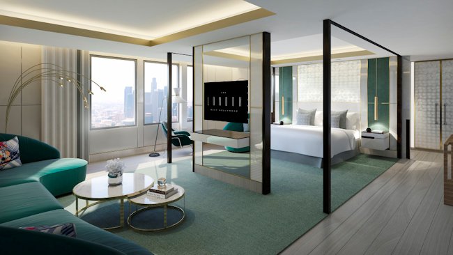 LA's Largest Hotel Suite at London West Hollywood