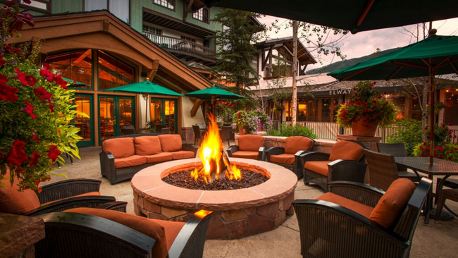 Best Romantic Fireplace Destinations, Resort Fire Pit