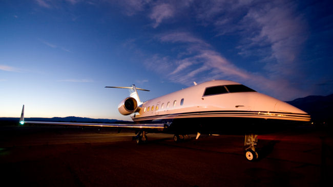 Aura Jet on tarmac