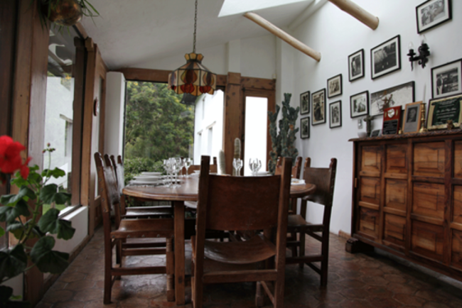 Hacienda Zuleta dining room