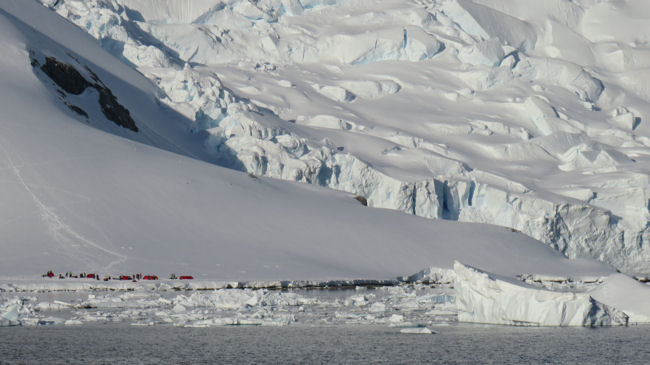 camping in Antarctica