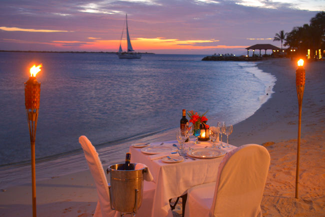 Harbor Beach Torch Lit Dinner