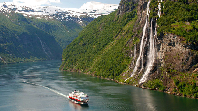 Hurtigruten Geirangerfjord Norway