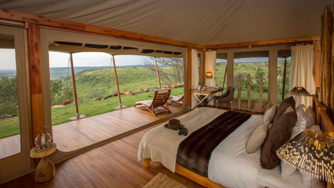 Loisaba Tented Camp tent interior