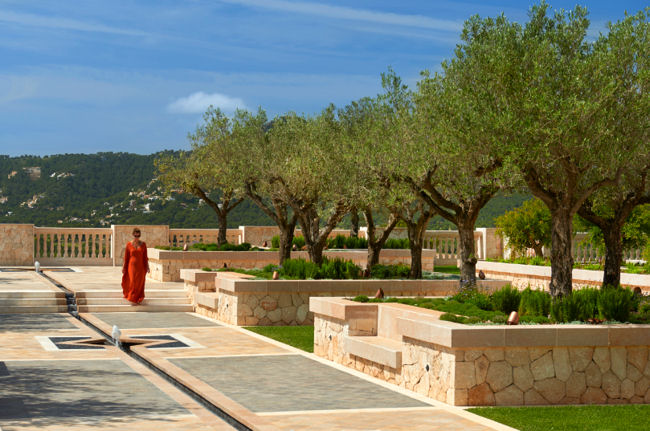Park Hyatt Mallorca sunken garden
