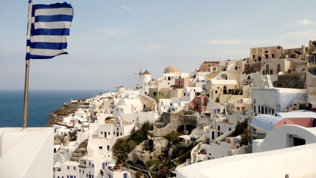 Santorini flag