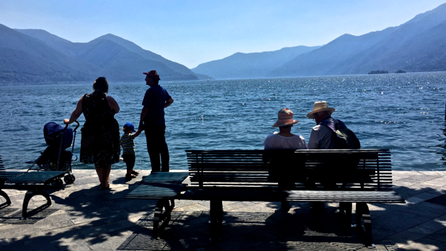 Ascona lake front park