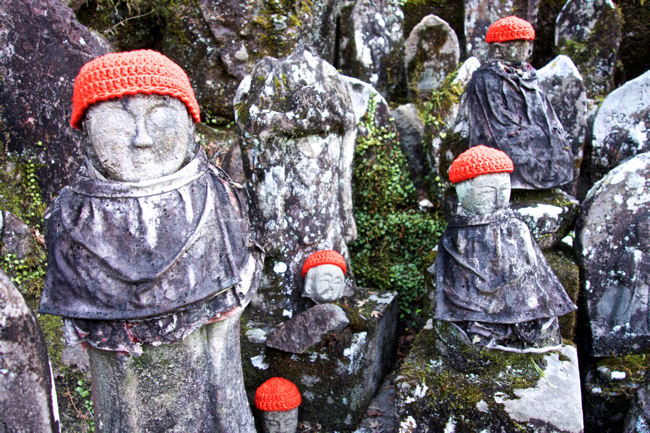 Statues at Chikurinji Temple, Kochi Prefecture