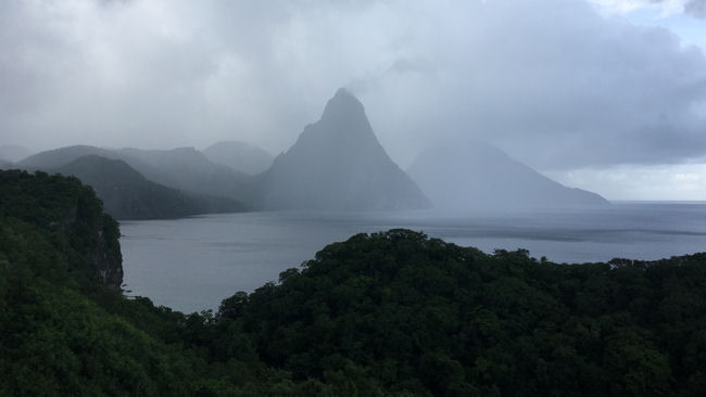 Jade Mountain clouds