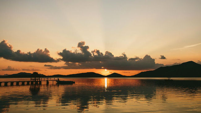 Turtle Island Fiji sunset