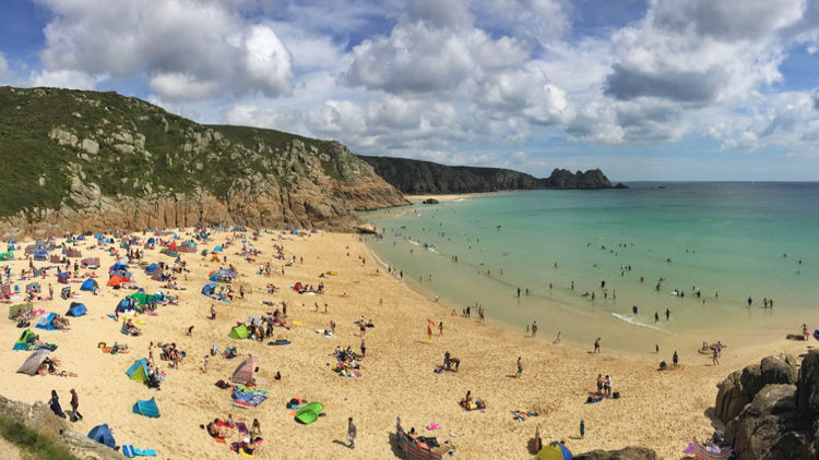 Porthcurno Beach