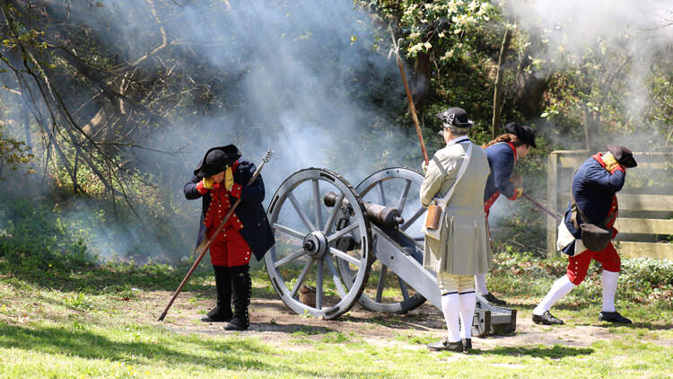 Williamsburg cannon