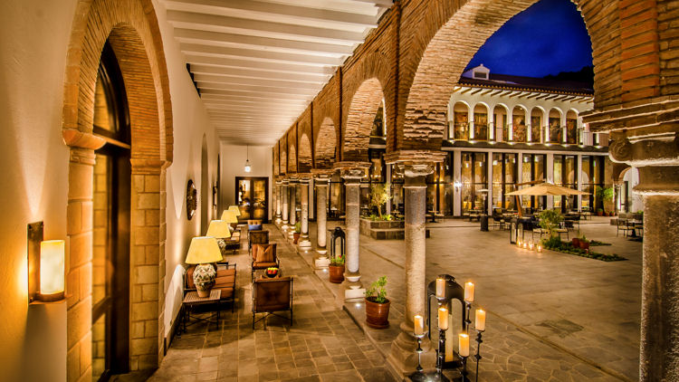 JW Marriott Cusco courtyard