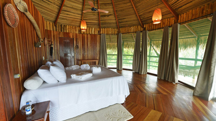 Amazon river boat interior