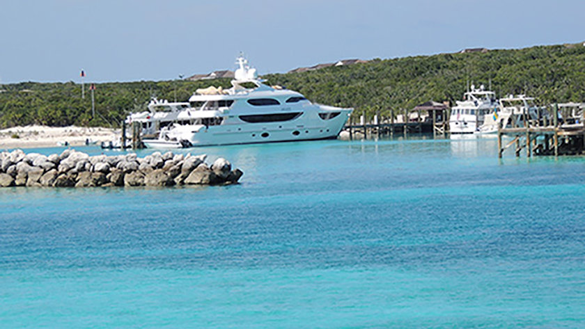 Exumas yacht