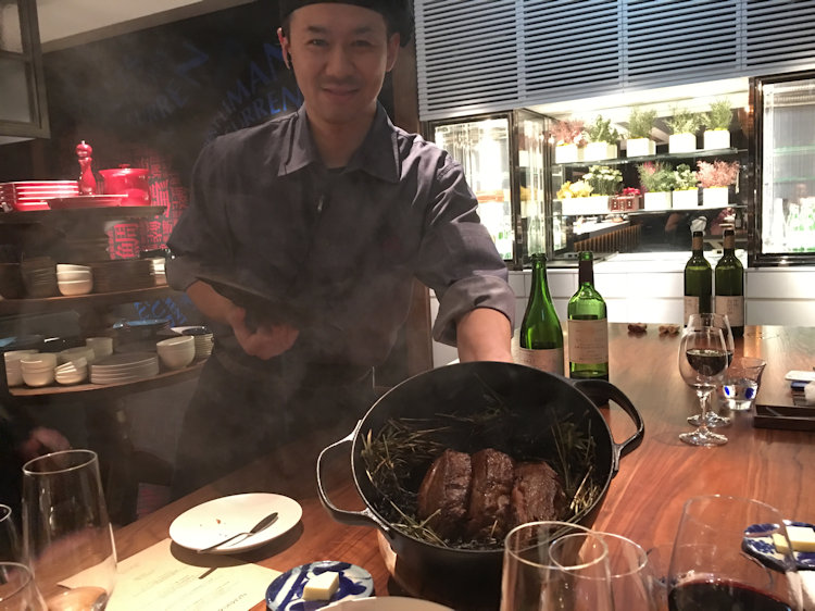 wagyu beef at Hyatt Centric Tokyo Ginza