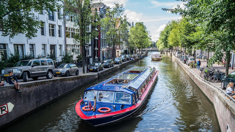 Amsterdam canal boat