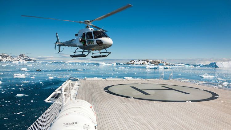 yacht helicopter