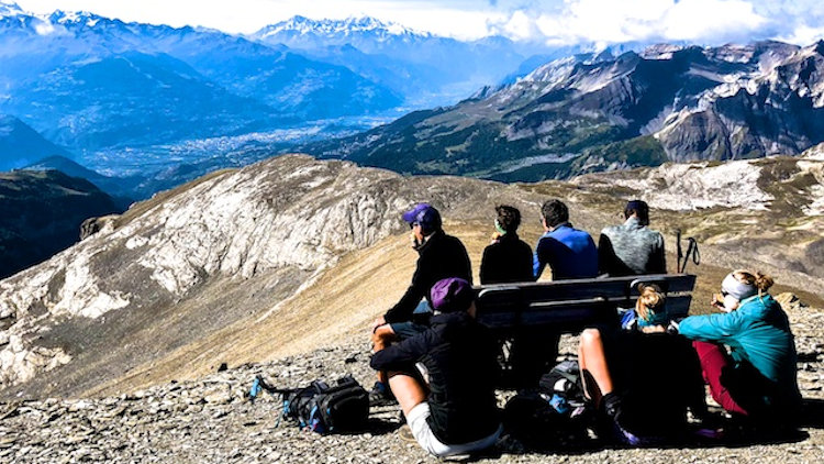 Crans Montana glacier