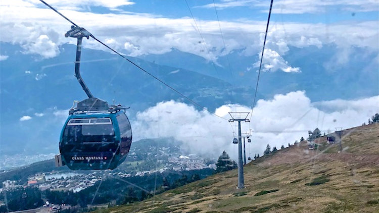 Crans Montana gondolas