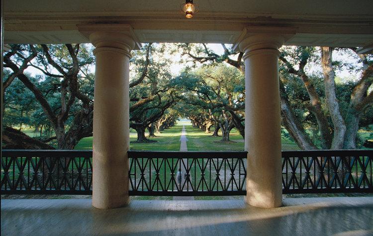 Oak Alley Plantation verandah