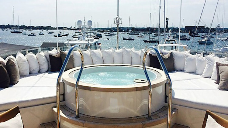 yacht hot tub