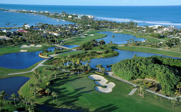 Sailfish Point golf course aerial