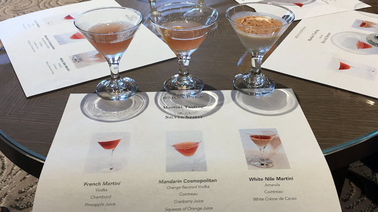 Martini tasting