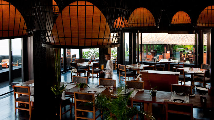 Bulgari Bali Sangkar restaurant