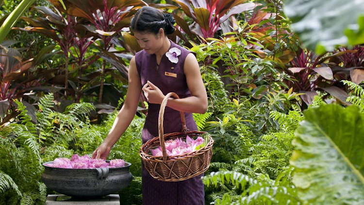 Mandarin Oriental Bangkok garden