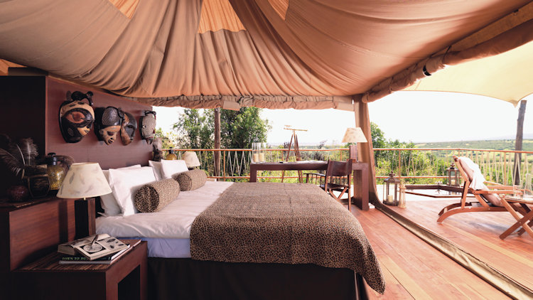 Mara Bushtops tent interior