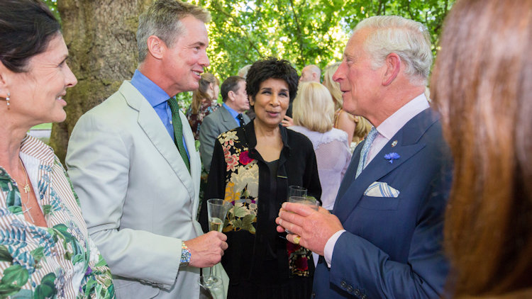 Justin Packshaw and Prince Charles