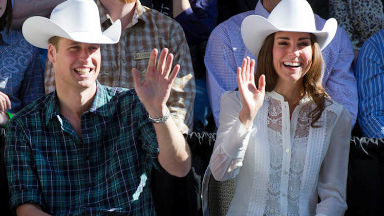 William and Kate at Calgary Stampede