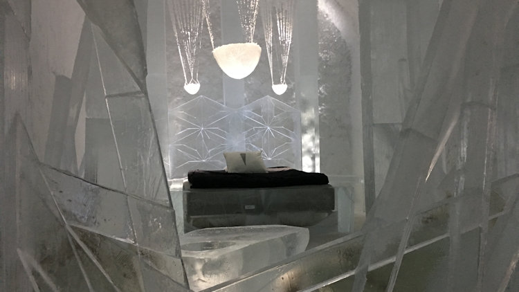 Icehotel bedroom
