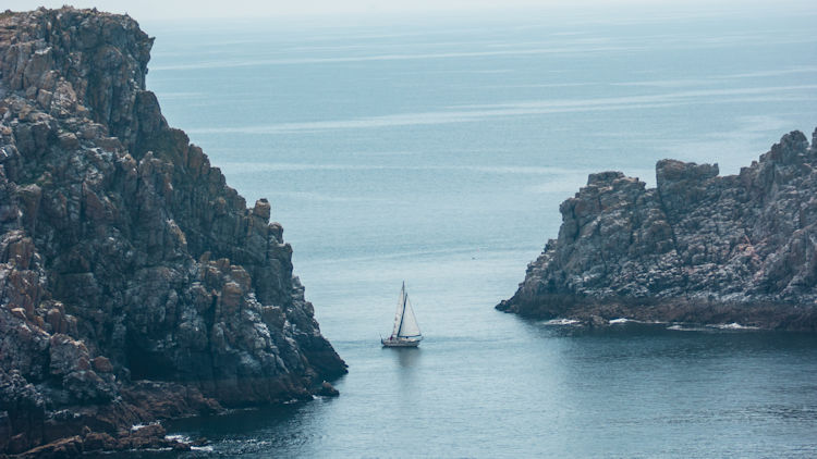 sailing in the Mediterranean