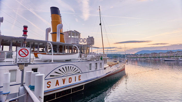 Lake Geneva boat