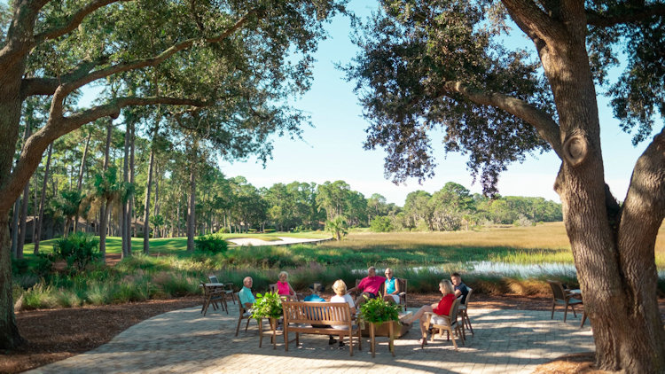 Sea Pines Country Club firepit