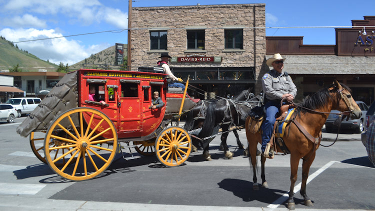 Stagecoach in Jackson Hole