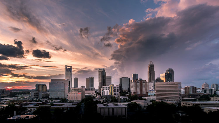 Charlotte NC skyline