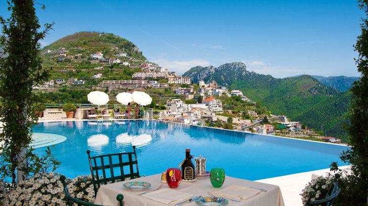 Hotel Caruso Ravello pool