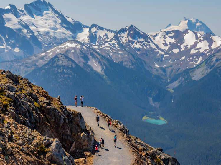 Whistler mountain path