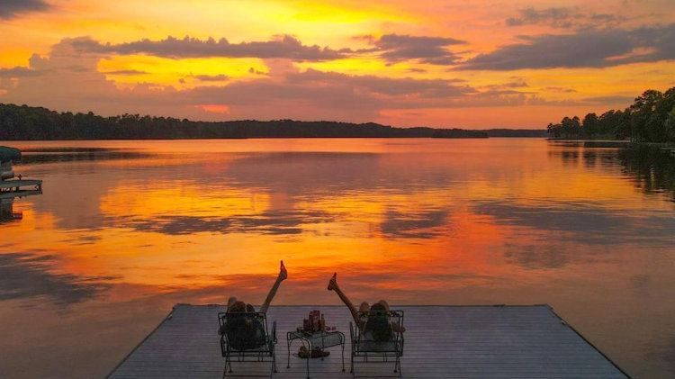Oconee Lake sunset