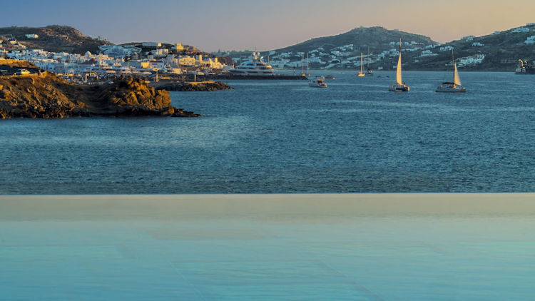 Mykonos Riviera infinity pool