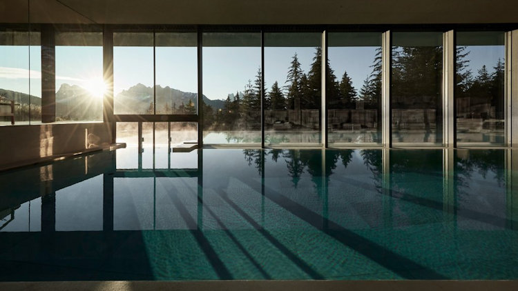 Forestis Dolomites spa pool