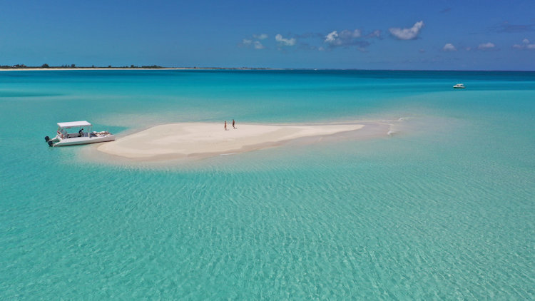 Pine Cay sand spit