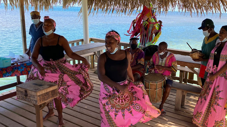 Garifuna dancers