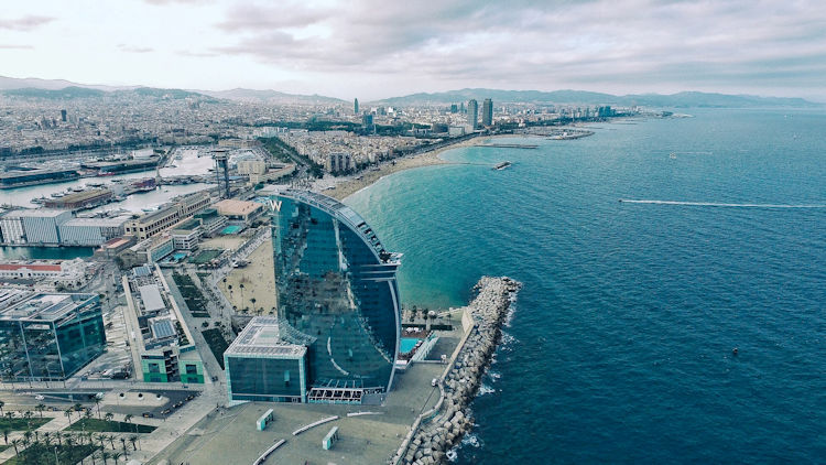 Barcelona coast